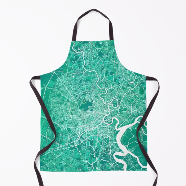 Item preview, Ho Chi Minh City Map of Vietnam - Watercolor designed and sold by deMAP.