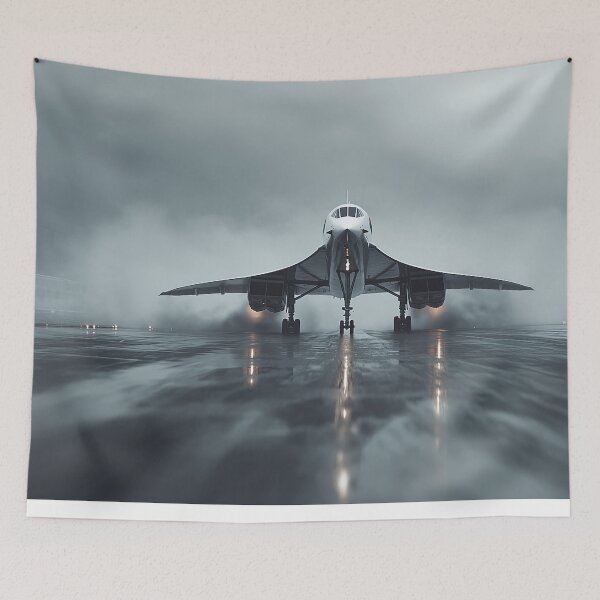Item preview, Concorde Takeoff Drama in the Wet designed and sold by Skyframe Aviation.