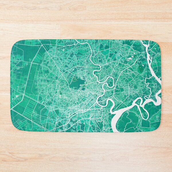Item preview, Ho Chi Minh City Map of Vietnam - Watercolor designed and sold by deMAP.