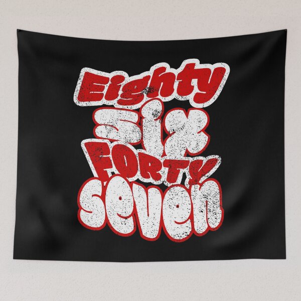 Item preview, Street Art Eighty Six Forty Seven 8647 Anti Fascist Protest designed and sold by EthosWear.