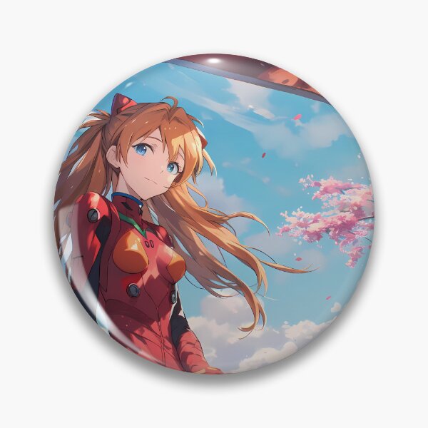 Item preview, Neon Asuka Langley Soryu Evangelion Anime Sakura Torii Grace designed and sold by earlobejerk.