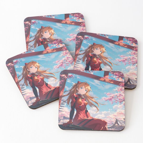 Item preview, Neon Asuka Langley Soryu Evangelion Anime Sakura Torii Grace designed and sold by earlobejerk.