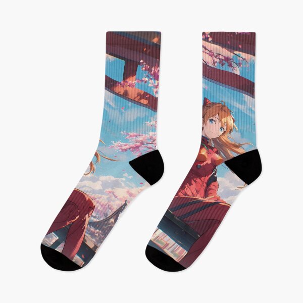 Item preview, Neon Asuka Langley Soryu Evangelion Anime Sakura Torii Grace designed and sold by earlobejerk.