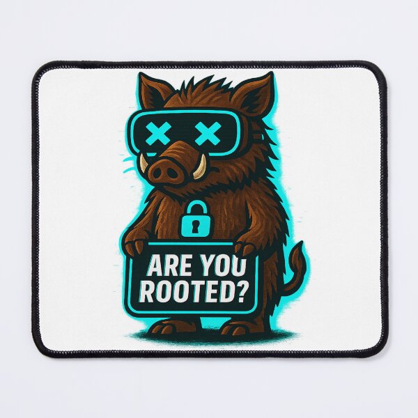 Item preview, Funny Cyber Boar - Are You Rooted? designed and sold by Derpy Lab .