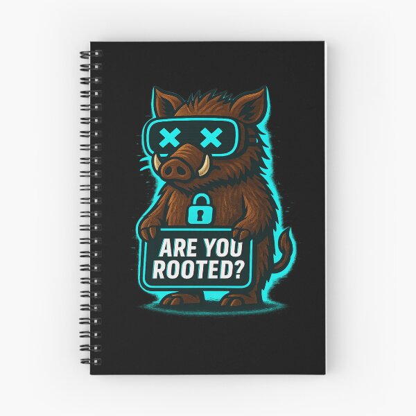 Item preview, Funny Cyber Boar - Are You Rooted? designed and sold by Derpy Lab .