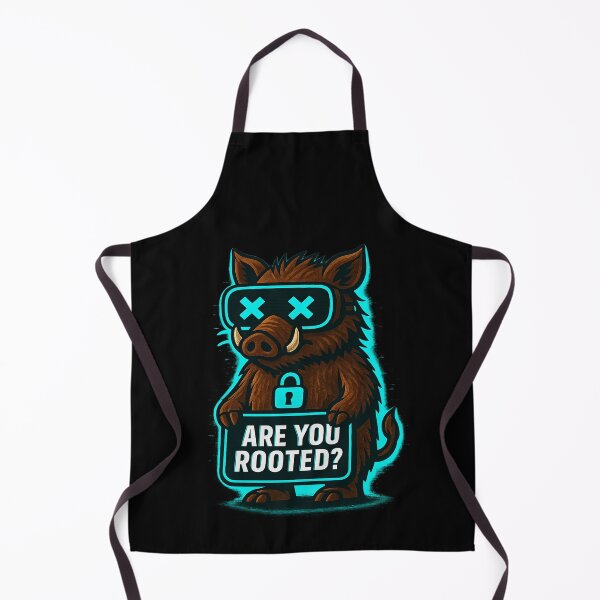 Item preview, Funny Cyber Boar - Are You Rooted? designed and sold by Derpy Lab .