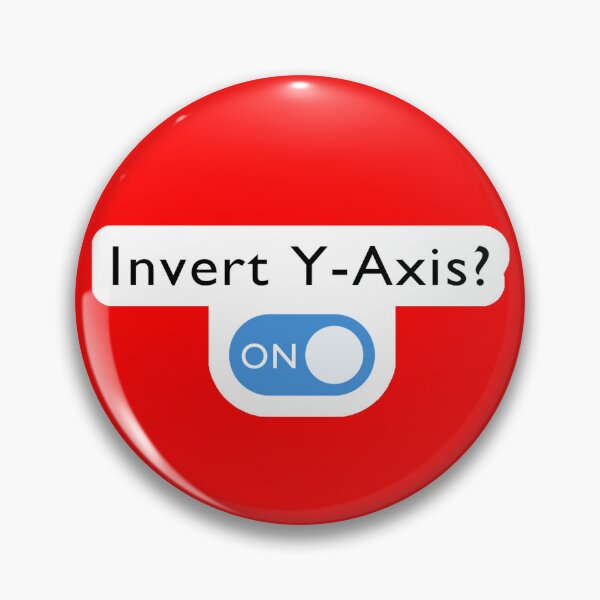 Item preview, Invert Y-Axis? ON (White Background) designed and sold by CHRISTOPHER BUEK.