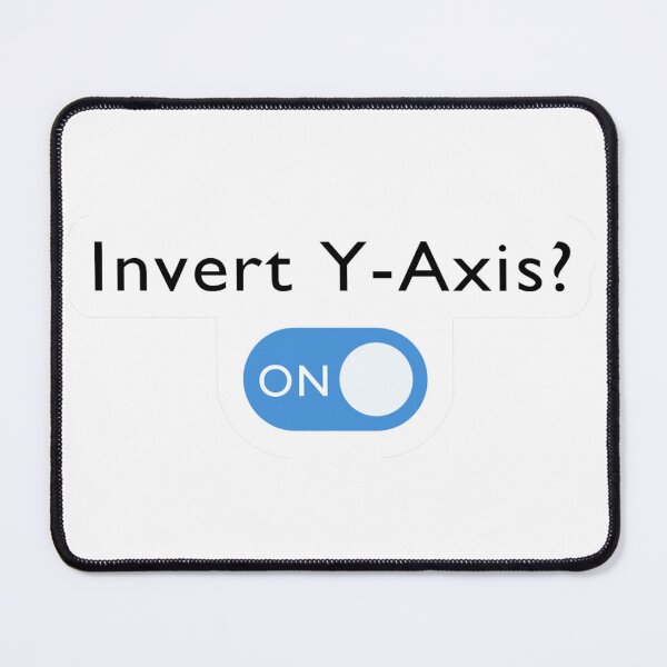 Item preview, Invert Y-Axis? ON (White Background) designed and sold by CHRISTOPHER BUEK.