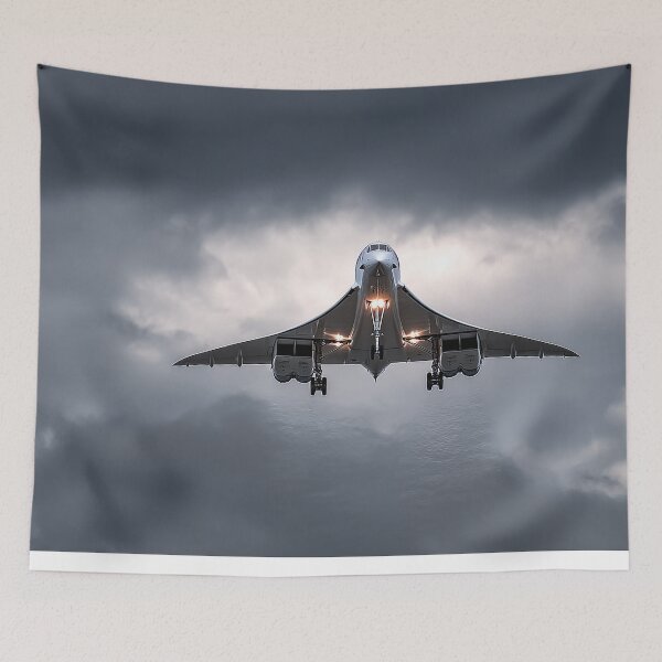 Item preview, Concorde Over City Skyline designed and sold by Skyframe Aviation.