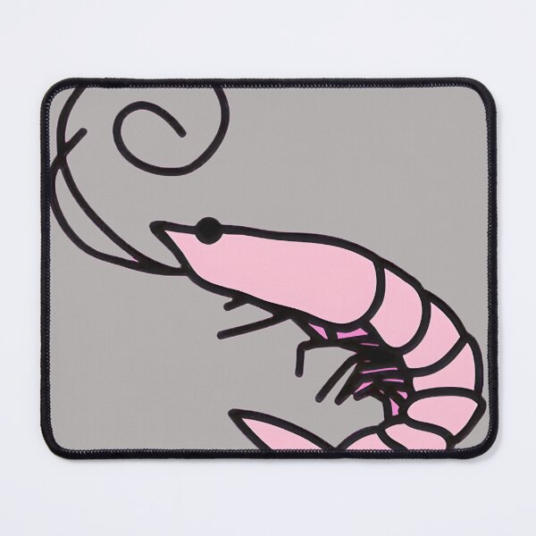 Item preview, Pink Shrimp Kawaii Art - Cute Ocean Creature Lover Design designed and sold by EdytheBeckeART.