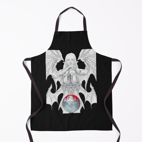Item preview, Ethereal Cyber Angel: World's Crimson Heart designed and sold by EdytheBeckeART.