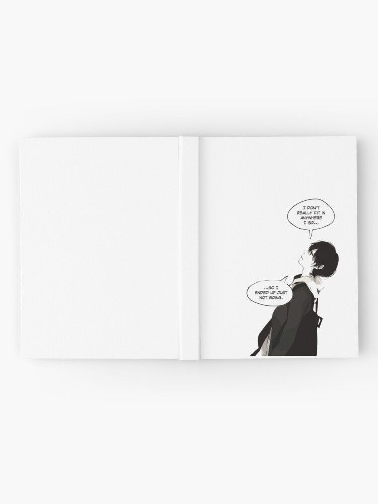 Sad Anime Boy Hardcover Journal By Bpho21 Redbubble