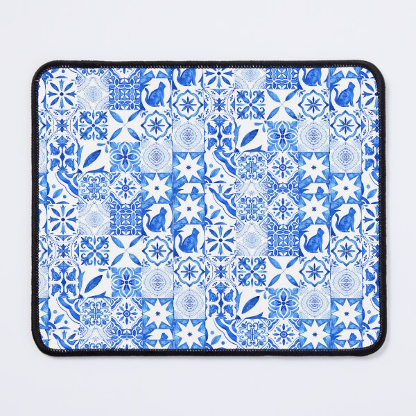Item preview, Blue tile pattern designed and sold by PLPGH.