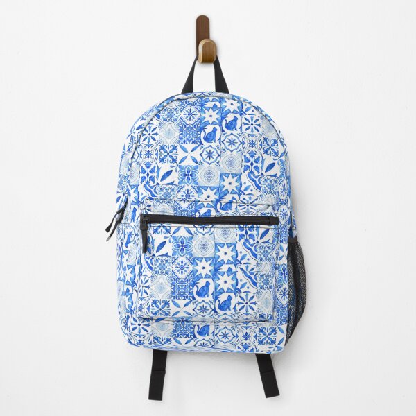 Item preview, Blue tile pattern designed and sold by PLPGH.