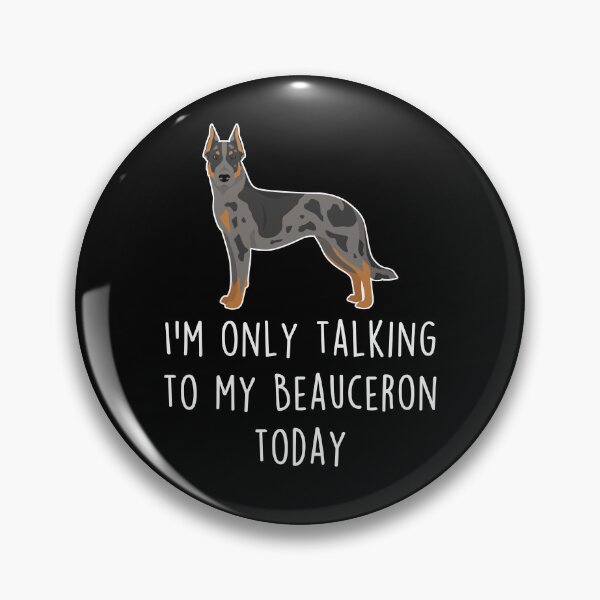 Item preview, Harlequin Beauceron Cropped Dog Talking To designed and sold by Clara Hollins.