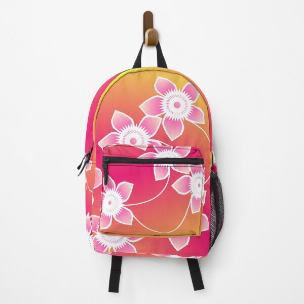 Item preview, Pink Floral Bloom Pattern | Vibrant Gradient Flower Art designed and sold by HopeAndHustle.