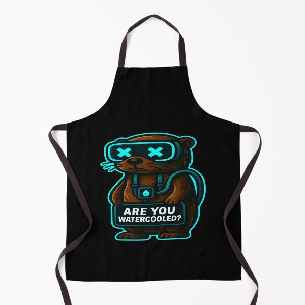 Item preview, Funny Cyber Otter - Are You Watercooled? designed and sold by Derpy Lab .