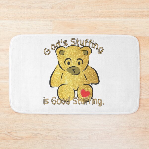Item preview, God's Stuffing Is Good Stuffing GOLDEN Teddy Bear designed and sold by TerScott.