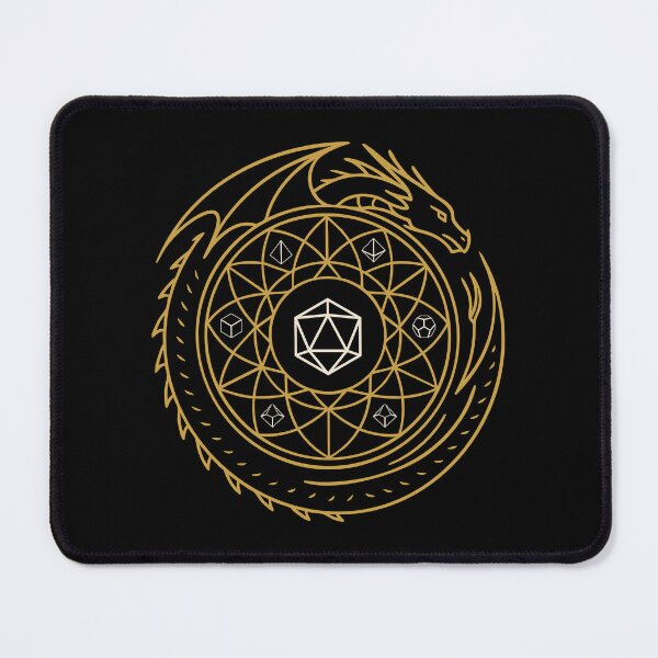 Item preview, Dragon Sacred Symbol Polyhedral Dice Tabletop RPG designed and sold by pixeptional.