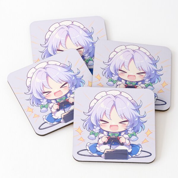 Item preview, Sakuya Izayoi Touhou Arikado Genya Castlevania Anime Chibi Gamer Cute designed and sold by earlobejerk.