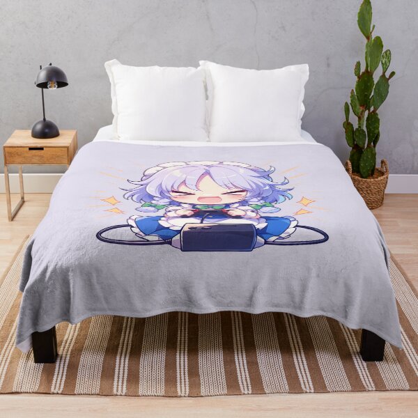 Item preview, Sakuya Izayoi Touhou Arikado Genya Castlevania Anime Chibi Gamer Cute designed and sold by earlobejerk.