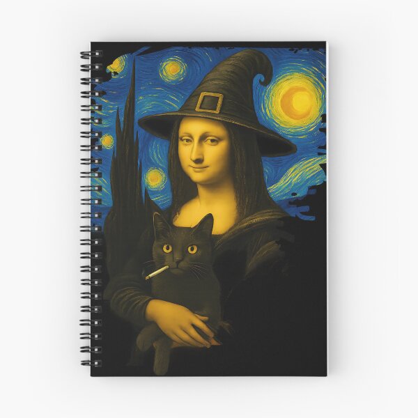 Item preview, Van Gogh Smoking Black Cat Meme designed and sold by VibeHiveThreads.