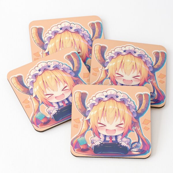Item preview, Tohru Miss Kobayashi Dragon Kamina Gurren Lagann Anime Chibi Gamer Energetic designed and sold by earlobejerk.
