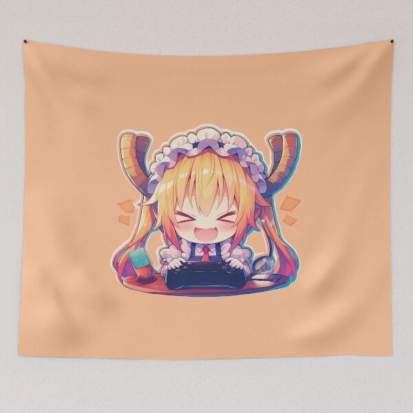 Item preview, Tohru Miss Kobayashi Dragon Kamina Gurren Lagann Anime Chibi Gamer Energetic designed and sold by earlobejerk.