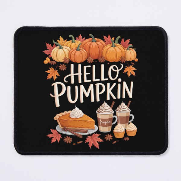 Item preview, Hello Autumn Fall Pumpkin Spice Coffee designed and sold by brynatshop.