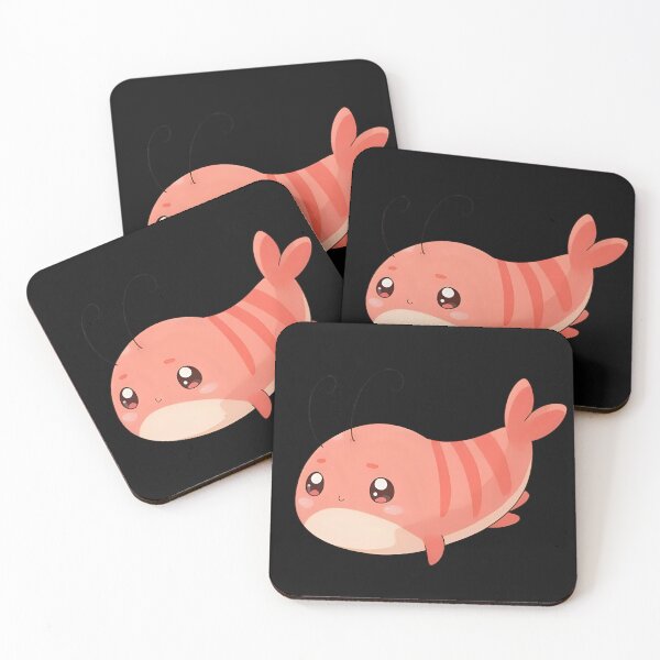 Item preview, Cute Cartoon Shrimp designed and sold by bvdesignart.