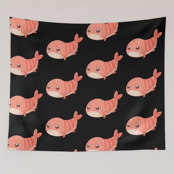 Item preview, Cute Cartoon Shrimp designed and sold by bvdesignart.