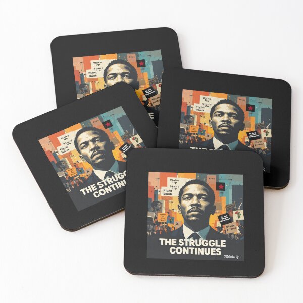 Item preview, Malcolm X | The Struggle Continues | Malcolm X Quotes  designed and sold by TeesByAngelzB.