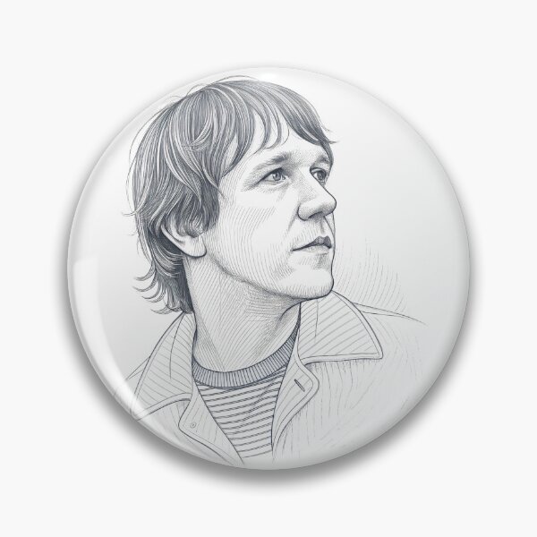 Item preview, Copy of Elliott Smith Smiling Portrait – Modern Indie Art designed and sold by JayceTucker89.