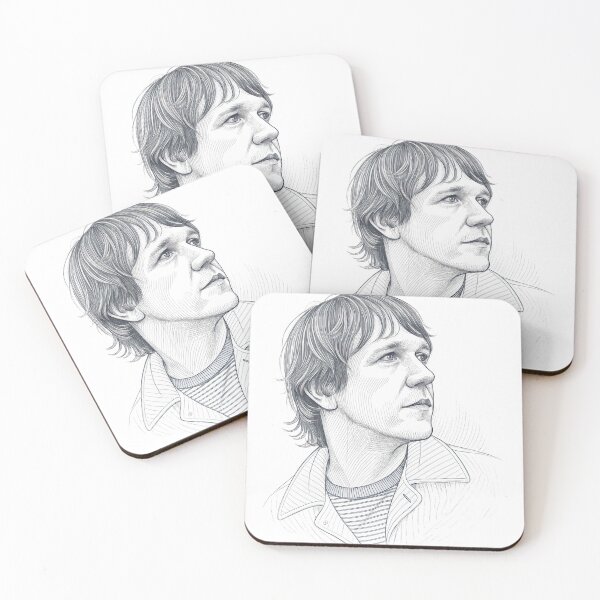 Item preview, Copy of Elliott Smith Smiling Portrait – Modern Indie Art designed and sold by JayceTucker89.