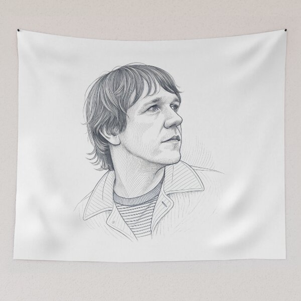 Item preview, Copy of Elliott Smith Smiling Portrait – Modern Indie Art designed and sold by JayceTucker89.