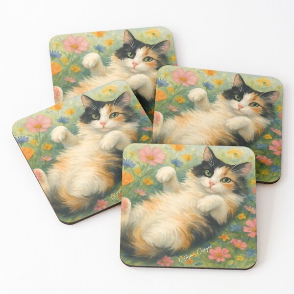 Item preview, Longhair Calico #1 designed and sold by Peterson Designs.