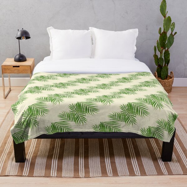 Item preview, Yellow palm tree leaf pattern designed and sold by PLPGH.