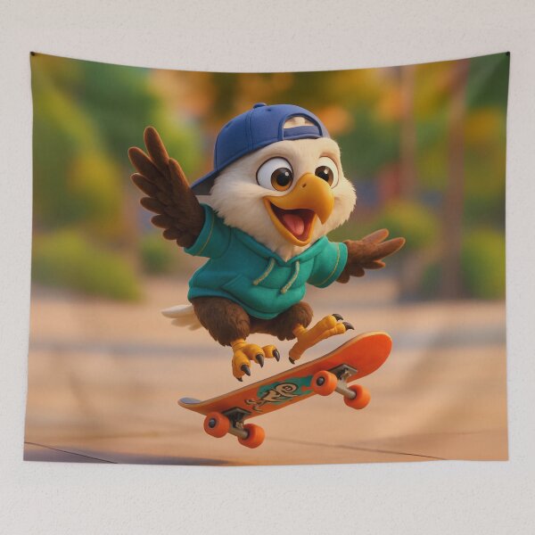 Item preview, Skater Eagle designed and sold by Sillytoe.