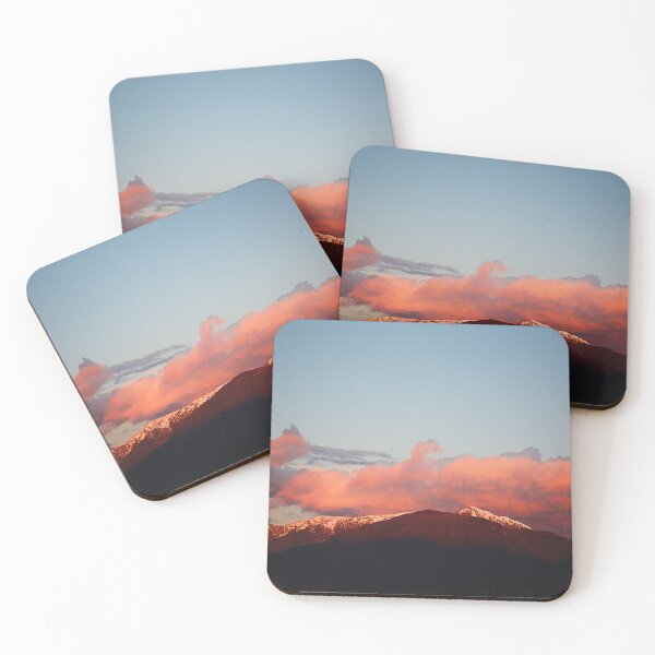 Item preview, Sunset Over Snow-Capped Mt Bogong designed and sold by Joy Watson - Natural Light Photography .