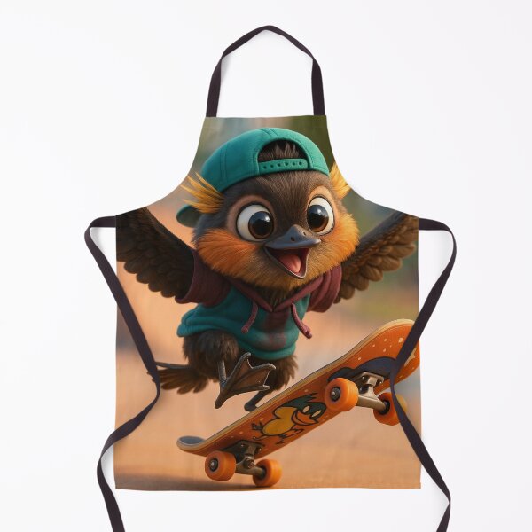 Item preview, Skater Eared Grebe designed and sold by Sillytoe.
