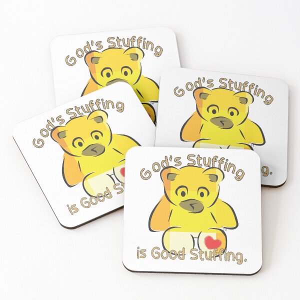 Item preview, God's Stuffing Is Good Stuffing WARM TONES Teddy Bear designed and sold by TerScott.