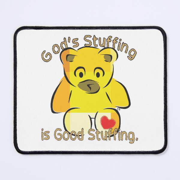 Artikelvorschau, God's Stuffing Is Good Stuffing WARM TONES Teddybär entworfen und verkauft von TerScott.