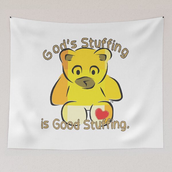 Item preview, God's Stuffing Is Good Stuffing WARM TONES Teddy Bear designed and sold by TerScott.