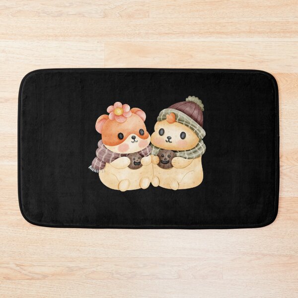 Item preview, Cartoon of a hamster couple designed and sold by Pe.peach.