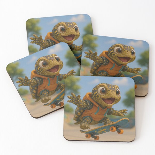 Item preview, Skater Eastern Box Turtle designed and sold by Sillytoe.
