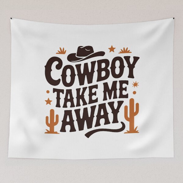 Item preview, Cowboy Take Me Away designed and sold by graphic-genie.
