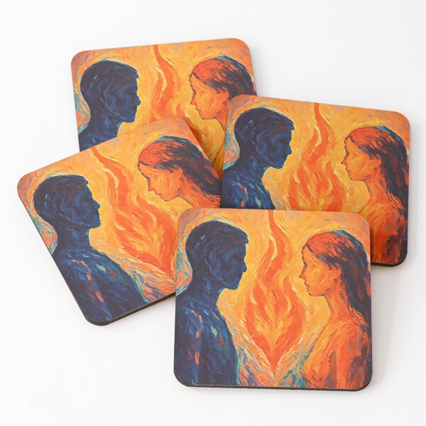 Item preview, The Dividing Flame designed and sold by AngelBabysArt.