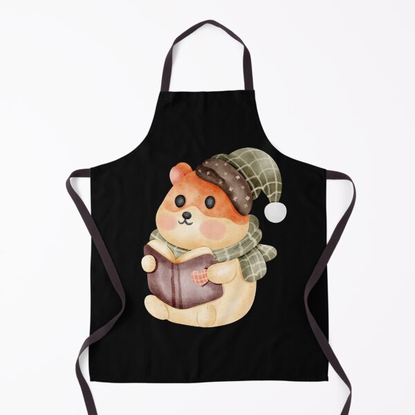 Item preview, Cute Cozy Reading Hamster in Holiday Attire designed and sold by Pe.peach.