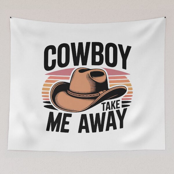 Item preview, Cowboy Take Me Away designed and sold by graphic-genie.