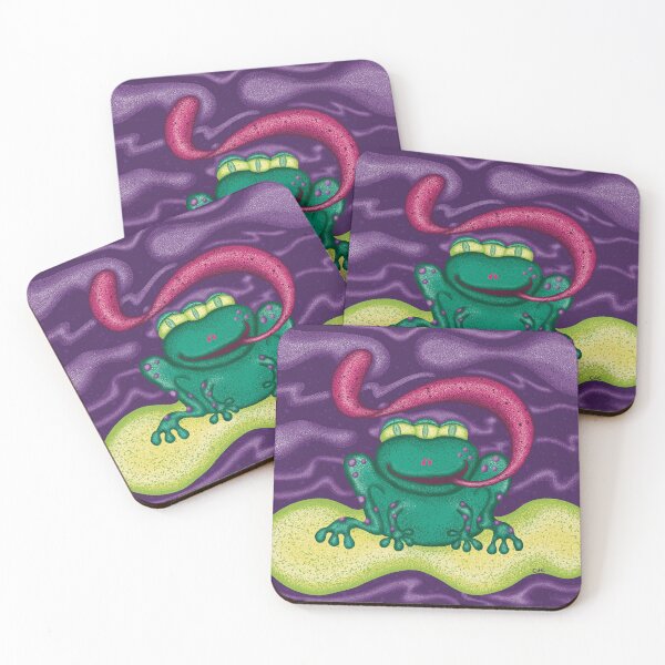 Item preview, Hand Drawn Trippy Psychedelic Frog designed and sold by InkyOdyssey.